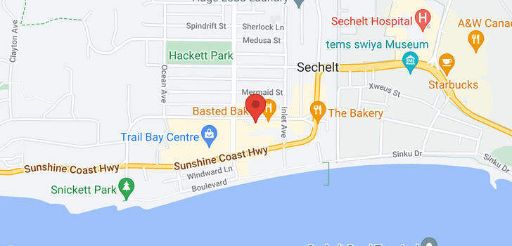 map of 5695 COWRIE STREET